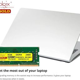 Dolgix Gold 8GB DDR4 2400MHz RAM | Laptop/Notebook RAM | CL-17|Laptop-Memory|SO-DIMM|PC4-19200|1Rx8 Single Rank | 5-Year Warranty -(Made in India) image 3