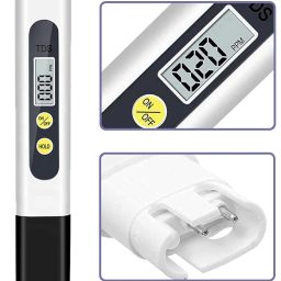 ACUTAS Digital TDS Meter for Water Testing | High Accuracy & Pre-Calibrated PPM Tester with LCD Display | Ideal for RO, Drinking Water, Aquariums, Swimming Pools & Hydroponics - White image 1
