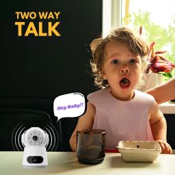 Maizic Smarthome Astro 3MP FHD WiFi Indoor CCTV Camera – 360° PTZ Rotation, Motion Tracking, Color Night Vision, Two-Way Audio & Multi-User Viewing for Home Security image 5