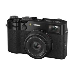 Fujifilm X100VI 40.2 MP Mirrorless Camera with Fixed 23mmF2 Lens (APS-C X-Trans CMOS 5 Sensor, X-Processor 5, Hybrid Viewfinder, LCD Tilt Touchscreen, Face Detection AF, 20 Film Simulations - Black image 1