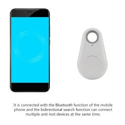 NIMMZ COLLECTION Mini, Portable GPS 3V Smart Finder Automatic Alarm Compact for for iOS(White) image 5