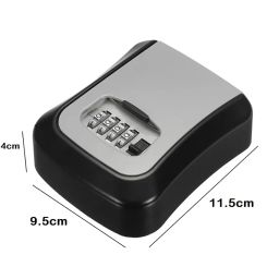 ASTIKAYA Combination Key Safe Box/Key Safe Lock Box Outdoor Storage Box With Code Combination Password Security Lock (Multicolor) image 2