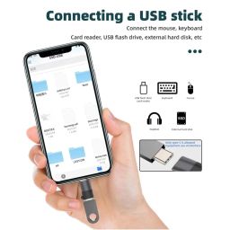 UNIGEN AUDIO USB A to Type-C & Lightning OTG Converter | USB 3.0 | High-Speed Data Transfer | Plug-and-Play | Compatible with Laptops, Smartphones & Type-C Devices | Pack of 2 (OTG-USB-2-CL) image 3