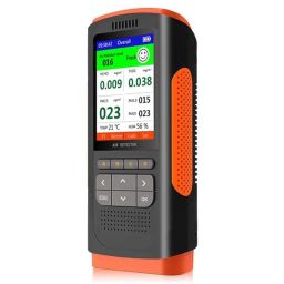 Portable Air Quality Pollution Detector Meter: Temperature Humidity AQI Tester with Color Graphic Display for PM 1/2.5/10, TVOC, and HCHO Checkers image 1