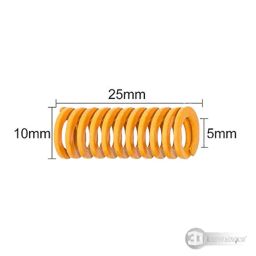 Yellow Spring Compression Springs Light Load for Creality CR-10 10S S4 Ender 3 and Other 3D Printer Heatbed Springs Bottom Connect Leveling For 3D Printer image 1