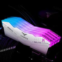 TeamGroup T-Force Delta RGB 32GB 5600MHz (5600MT/s) CL36 White DDR5 Desktop Gaming Memory, Metal Heatsink, ARGB Sync, ECC, XMP 3.0/EXPO, Compatible With Intel/AMD CPU, High Performance Low Latency RAM image 5