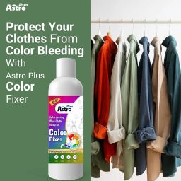 ASTRO PLUS+ Fabric Color Fixer, 200 ml (Pack of 1) | 100% Non-Toxic, Eco-Friendly This Product Works Best for Silk, Cotton, Georgette Fabric etc. image 3
