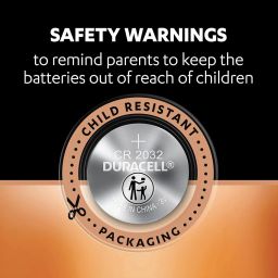 Duracell Specialty CR2032 Lithium Coin Battery 3V, Pack of 5 Suitable for use in keyfobs, Scales, wearables and Medical Devices image 4