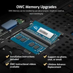 OWC 32GB (2X16GB) DDR4 RAM Compatible with Synology DiskStation DS723+ and DS923+ NAS System 2666MHz PC4-21300 CL19 ECC SODIMM 2Rx8 1.2V Memory Upgrade image 3