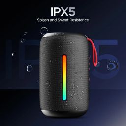 boAt Stone 352 Pro/Stone 358 Pro w/ 14W Signature Sound, Up to 12 Hours Playback, RGB LEDs, TWS Feature, Built-in Mic, BTv5.3, AUX Port, IPX5 & Type-C Interface Bluetooth Speaker (Raging Black) image 4
