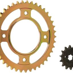 MJ automobile FAZER Gladiator Chain Sprocket Kit for Yamaha Motorcycles | Durable High Performance Front and Rear Sprocket with Chain Set for Smooth Ride and Long Life image 1