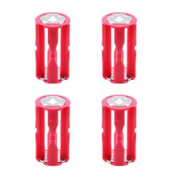 the style sutra THE STYLE SUTRA® 4 Pieces 4AAA to 1C Size Converter Saving Sturdy Anti Rust Battery Converter | Battery Converters image 3
