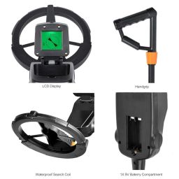 Hobbylobby Metal Detector Gold Digger Finder with High Sensitivity Deep Detection Search Tool with LCD Display & Adjustable Stem Lightweight Detector for Coins, Jewelry, Relics, and Treasures image 3