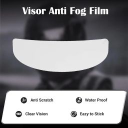 NIKAVI Motorcycle Helmet Visor Anti Fog Film - Helmet Face Shield Anti-Fog Insert Fog-Resistant Clear Visor for Riding in Humid Cold Weather, No Glue Residue Left,Long-Term Effect image 2