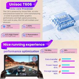 Android 14 Tablet 10 Inch Tablet 5G WiFi Octa-Core 10GB RAM + 64GB ROM (TF 2TB), FHD, Dual Camera, 6000mAh, Bluetooth 5.0, Widevine L1, Tablet with Keyboard and Mouse (aerolite ash+gaming image 2