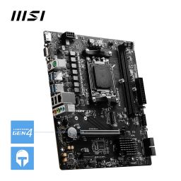 MSI PRO B650M-E Motherboard, Micro-ATX - Supports AMD Ryzen 9000/8000/7000 Series Processors, AM5 - DDR5 Memory Boost 6800+MHz/OC, 1 x PCIe 4.0 x16, 1 x M.2 Gen4 image 4