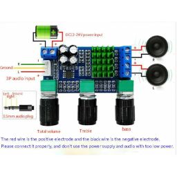 R&D TPA3116D2 Digital Audio Amplifier Board – 2x50W Dual Channel Stereo Amp Module with Heat Sink – High-Power Class D Audio Amplifier for DIY Speakers and Home Audio Projects image 1