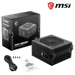 MSI MAG A650BN Power Supply Unit - 650W, 80 Plus Bronze Certified, 12V Single-Rail, DC-to-DC Circuit, 120mm Fan, Active PFC Design, Multiple Connectivity, for Gaming PC, 5-Year Warranty image 5