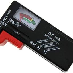 Capcha Black Olive Battery Tester Universal Battery Checker For Aa Aaa C D 9V 1.5V Button Cell Batteries (Model: Bt|168), Battery Powered, Black image 1