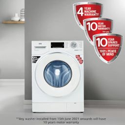 IFB 8.5 kg 5 Star Fully-Automatic Front Loading Washing Machine (EXECUTIVE PLUS VX ID, White, In-Built Heater, 4D Wash technology) image 5