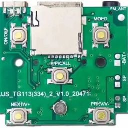 SP Bluetooth Amplifier 5Volt FM USB AUX Card Wireless HI-FI Module with Mic Audio Player Decoder Module Kit 5w image 1