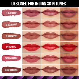 Staze 9to9 Velvet Kiss Lipstick | Matte + Intense Color Lipstick | 12H Long Stay | Moisturizing & Lightweight Formula | 01 Desert Rose | 3.8g image 5