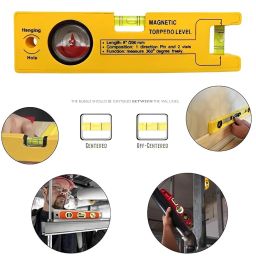 Expert Measurement with 8" Magnetic Torpedo Level and 6" Try Square Scale Combo image 1