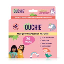Ouchie Mosquito Repellent Patches - Fanstasy Creatures & Monster Prints (2 Pack, 48 Patches) image 1