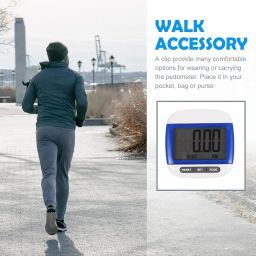 FOYTOKI Convenient Walking Counter Step Counter for Walking Pedometer Track Steps Calorie Perfect for Exercise image 1