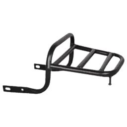AR and Traders Rectangle Back Carrier with Seat Ring for Bullet Classic Royal Enfield- Black image 1