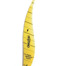 Deepak Tailor Armhole Curve Ruler Set, 3 Pieces, Yellow Sewing Pattern Template for Sleeve Cutting image 1