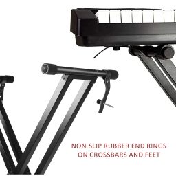 Kadence Heavy-Duty, Double-X, Adjustable Piano Keyboard Stand with Locking Straps (NK13-3kg Dual Braced) image 5