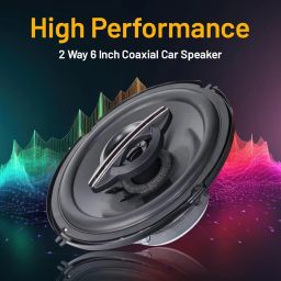 INSTAPLAY 3-Way Coaxial 6 Inch Car Speaker (Black) | 320W RMS with 600W Max Output | Deep Bass Stereo Component System | High Performance Sound Speakers | with Durable Imported Rubber|Car Accessories image 3