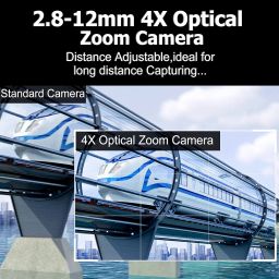 IEights 260fps Variable Focus Camera 2.8-12mm 4X Optical Zoom Webcam, 1080P Varifocal Web Cam Manual Zoom Lens Webcamera,Raspberry Pi Windows Mac Vari-Focus USB Web Camera,Close-up Monitoring Cameras image 1