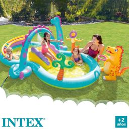 Intex Dinoland Play Center, Multi Color image 1