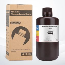 ELEGOO ABS-Like Resin Rapid UV Curing 405nm Standard Photopolymer Resin ABS 3D Resin High Precision Non Brittle Non Toxic for LCD 3D Printer White 1000G image 5