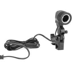 Photography Photo Light Lamp Bulb Single Holder E27 Socket Bracket Studio EU Plug, Black With E27 to B22 Screw Base Socket Plastic Lamp Holder Light Bulb Adapter image 4