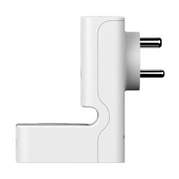 Cona Standy Multiplug 3 +1 - (White) - (Material -PC) - Unit 2 Nos image 3