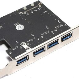 Tobo USB 3.0 Expansion 4 Ports PCIe Card USB 3.0 Express Card Desktop Compatible Windows XP/7/8/10, Superspeed 5.0Gbps Controller Card Conversion Adapter Module Board with Power Port TD-743PC-001 image 3