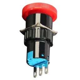 LOOM TREE® 2x16mm Latching Emergency Stop Push Button Switch Red Mushroom Push Button | Electrical & Test Equipment | Connectors, Switches & Wire | Switches | Pushbutton Switches image 4
