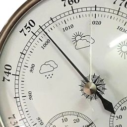CALANDIS® Dial Type Weather Station Barometer Thermometer Hygrometer Functions, Measure Barometric Pressure Temperature Humidity image 4