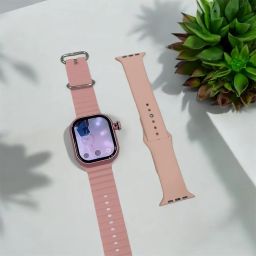 SE HUB HW Watch X Call – The Ultimate Smartwatch with Smartphone Features |AMOLED Curved Display | 4GB RAM + 64GB Storage |180° Dual Camera | SIM, WiFi | Play Store | Bluetooth & Charging(Pink) image 3