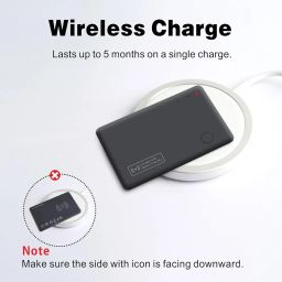 Eelexa Wallet Tracker Card, Rechargeable Thin Wallet Finder, Works with Apple Find My (iOS Only), Item Finder for Wallet, Luggage Tags, Passports image 5