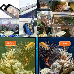 Aquarium Filter Media | Improved Water Quality and Healthy Fish Tanks | Providing a Multi-Faceted Approach to Aquarium Filtration (450g Pack of 1, 6 in 1 Filter Media) image 5