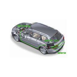 RKPSP Waterproof White Reverse Car Parking Sensor System Led Display with 4 Parking Sensors Alarm Kit for Eon.2011 image 5