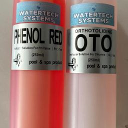 Swimming pool Test kit refill Bottles pH and free Chlorine Water quality Tester(pH 250ml bottle, Chlorine 250ml bottle) image 3