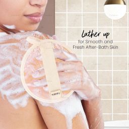 Fabskin Loofah Jute Body Scrubber For Bathing | Bath Scrub | For Men & Women | Made of Natural Organic Jute Fabric | Exfoliating & Deep Cleaning - Pack Of 2 image 1