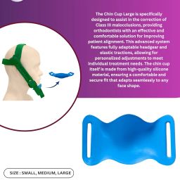 Penta Orthodontics, Chin cup, Comfortable Support for Orthodontic Use (Large) image 1