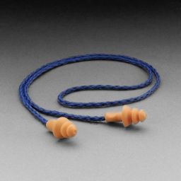 3M 1270 Ear Plug Corded, Extra Soft, Reusable Earbuds Noise Cancellation, Soundproof Earplug Use For Underwater, Meditation, Study, Flight Travel, Sleeping, Sound Block Up To 24 Decibel (Pack of 5) image 1