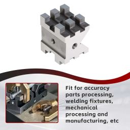 findmall 2-3/8 L X 2-3/4 W X 2 H Precision V-Block & Clamp Set image 5